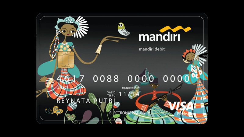 Jenis Jenis Kartu ATM Mandiri - Platinum Visa