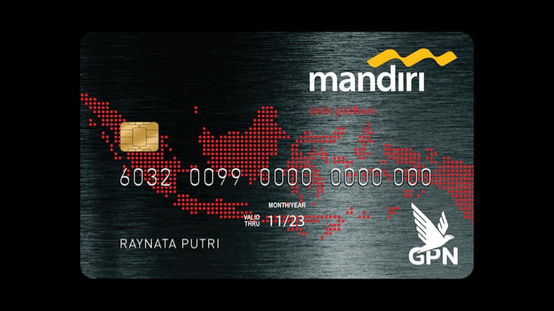 Jenis Jenis Kartu ATM Mandiri - Platinum GPN