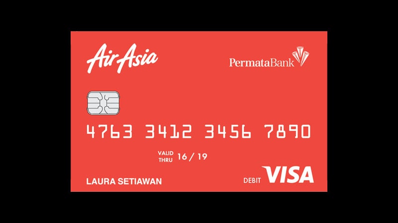 Kartu ATM Permata Bank - AirAsia Debit